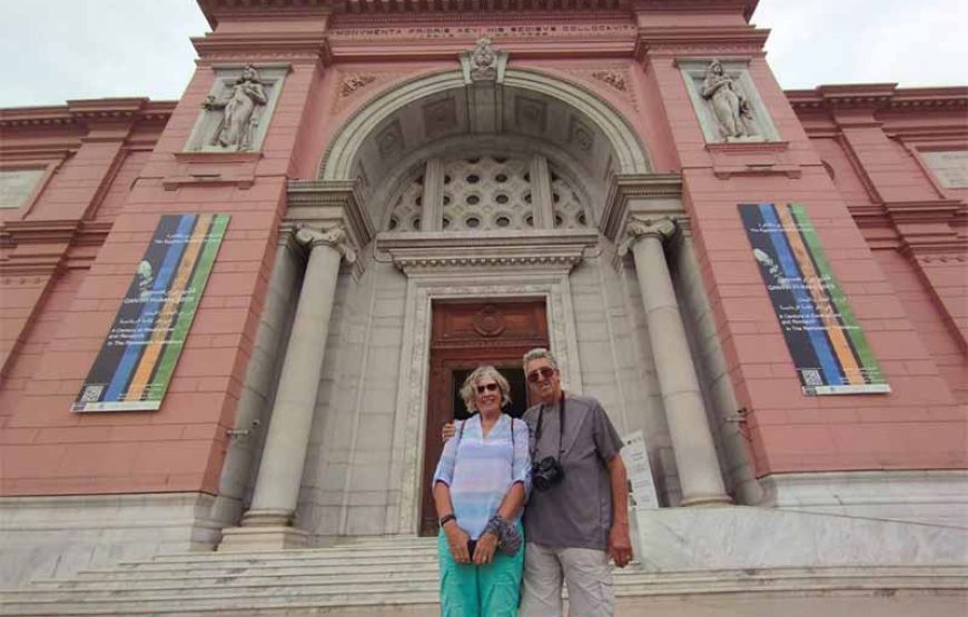 Giza Pyramids, Egyptian Museum & Khan El-Khalili enjoying Camel ride