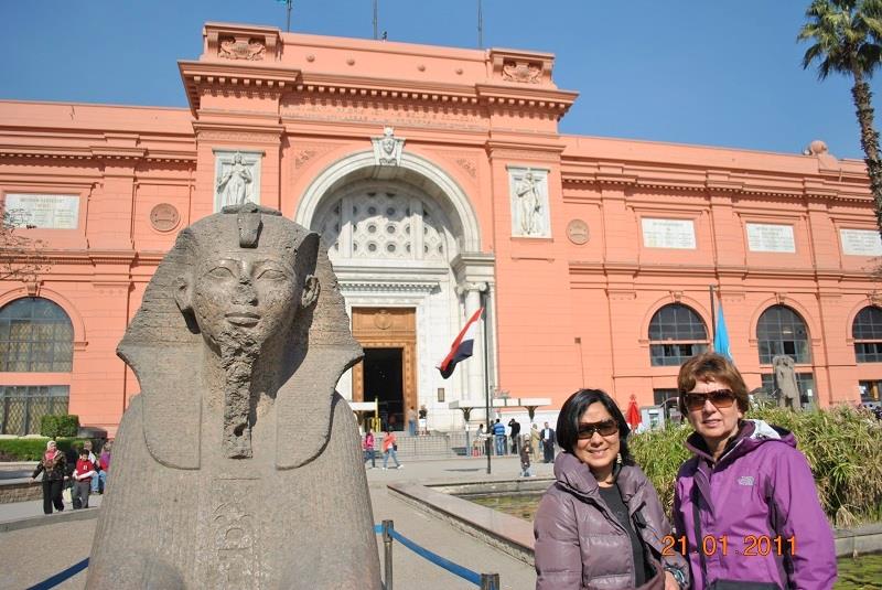 Day 7: Cairo Tour (Egyptian museum - old Cairo) overnight at hotel