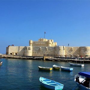 Qaitbay fortess from Alexandria port