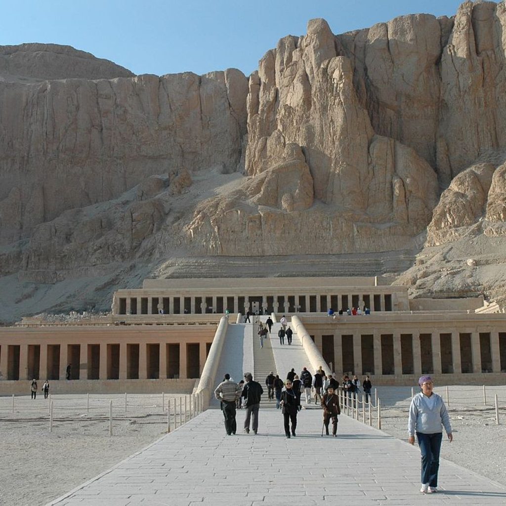 Tempio di Hatshepsut,Luxor,Egitto,la regina Hatshepsut